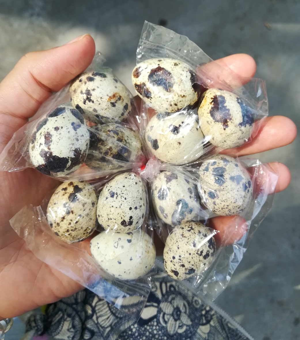 Quail eggs, the only gluten free option sometimes in Myanmar