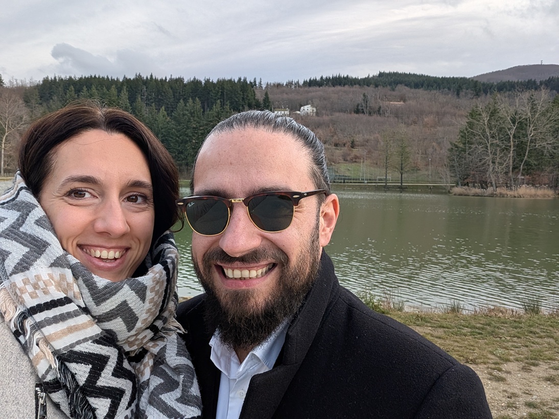 Nikos and I wishing you a happy and intentional year after our Michelin star experience