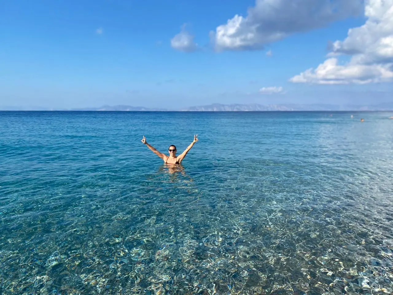 Winter swimming in Rhodes Arianna Magnani