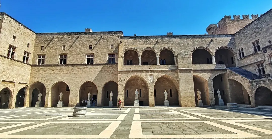 Rhodes in April old town museums